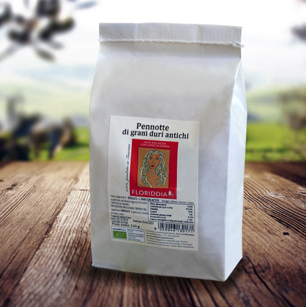 FLORIDDIA Pennotte di Grani Duri Antichi Biologici 500g