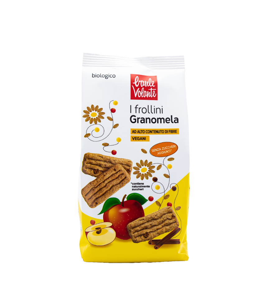 BAULE VOLANTE I Granomela Biscotti Integrali alla Mela 250gr