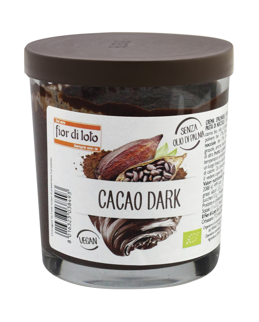 Fior di Loto - Crema Cacao Dark 200gr