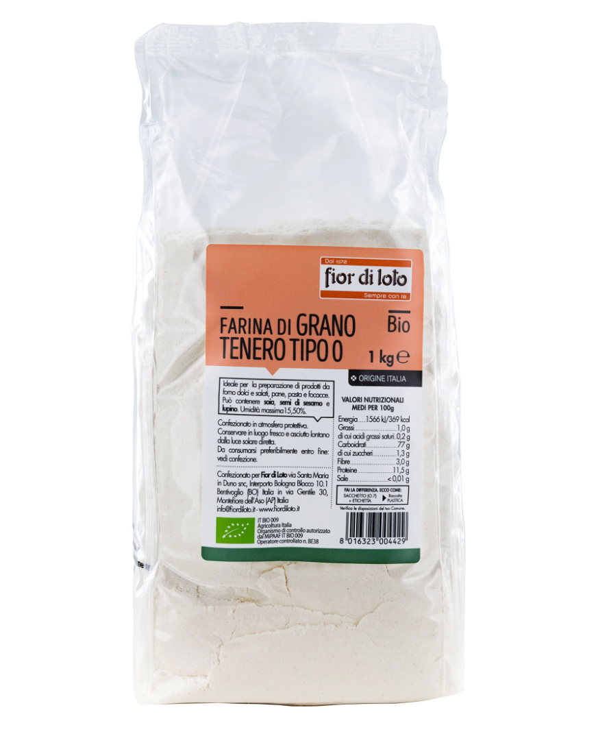 Fior di Loto Farina di Grano Tenero tipo 0 1kg