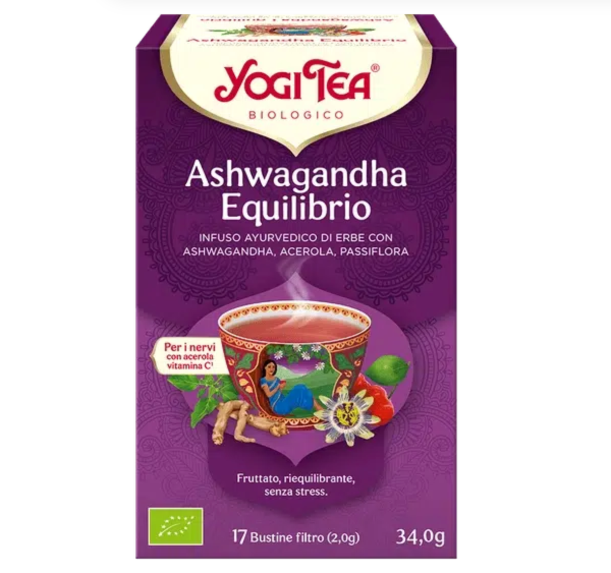 YogiTea Infuso Ashwagandha Equilibrio 17 filtri