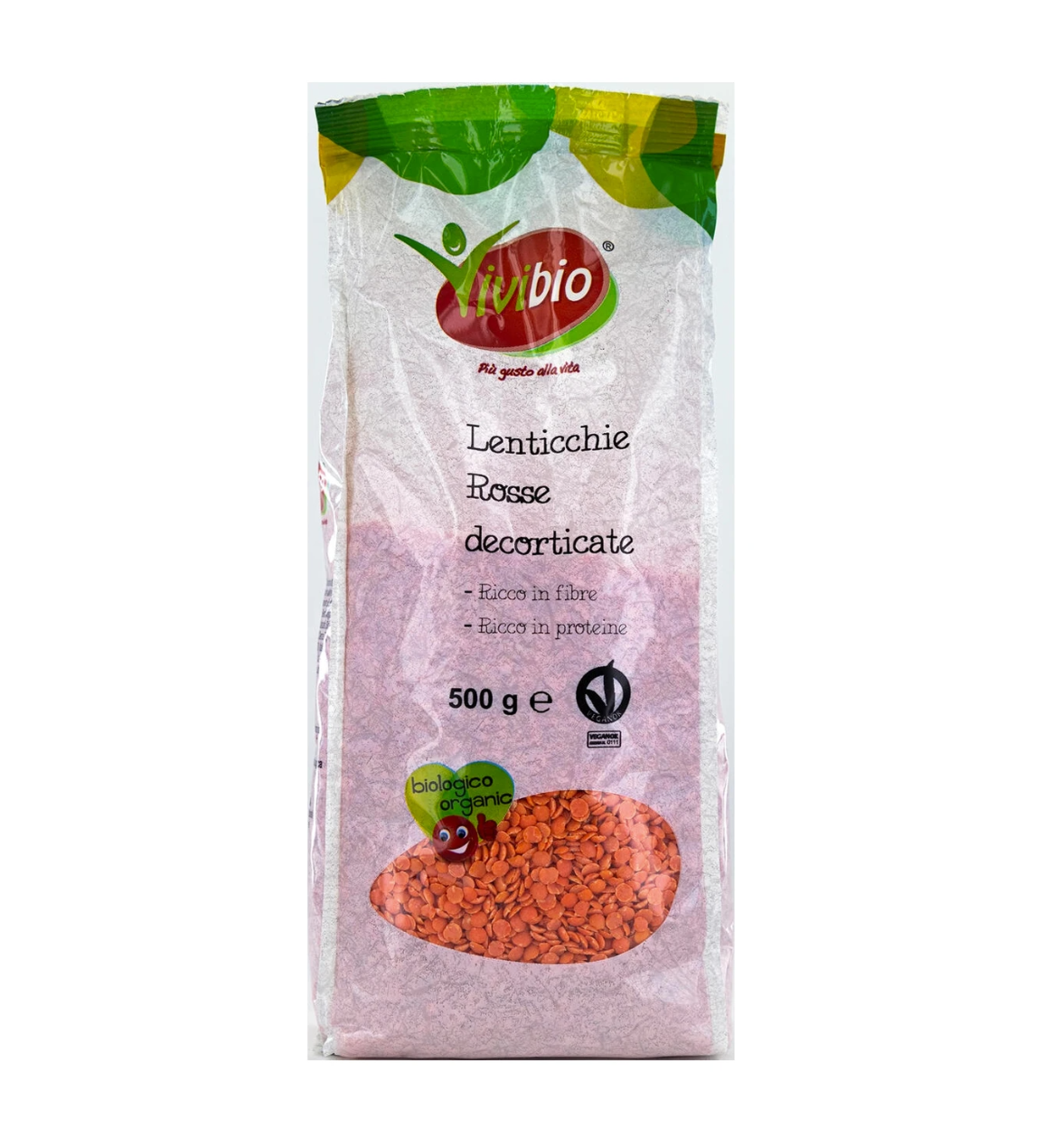 ViviBio Lenticchie Rosse decorticate 500gr