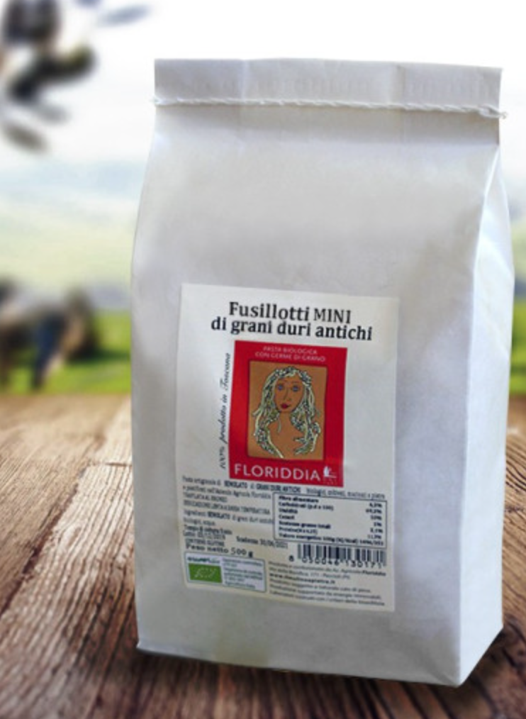 FLORIDDIA Fusillotti Mini di Grani Duri Antichi 500gr