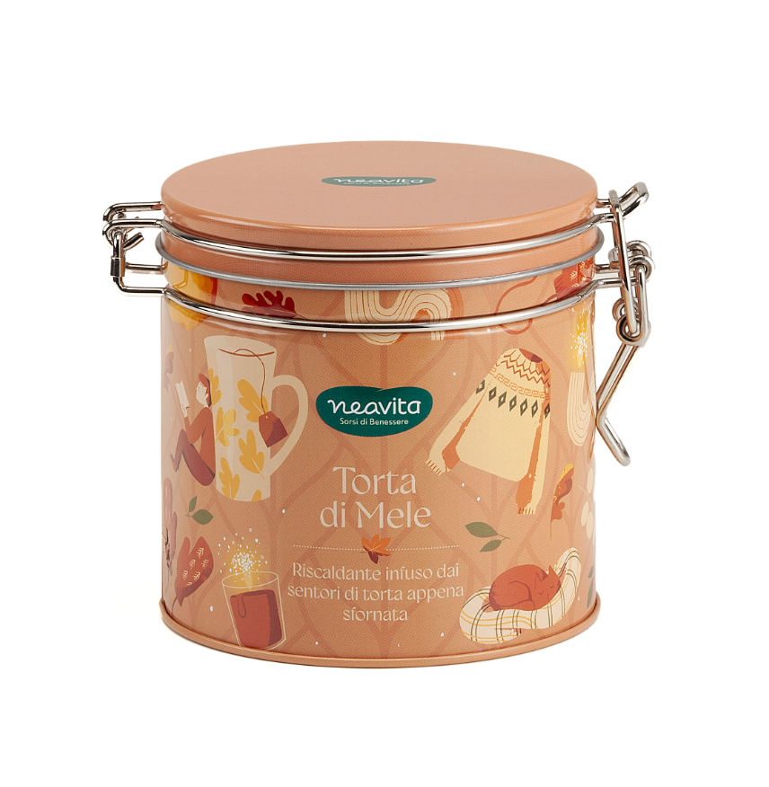 NEAVITA Warmy Tea Royal Arancione - Torta di Mele