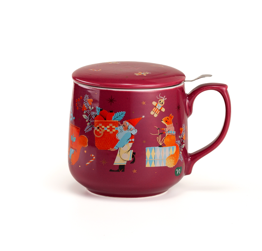 NEAVITA Infusiera ROSSA Natale 400 ml