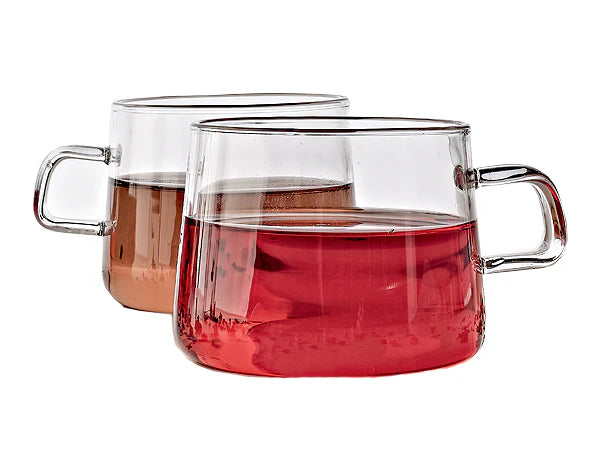 NEAVITA Essential Tea Set 2 mug in vetro 300ml