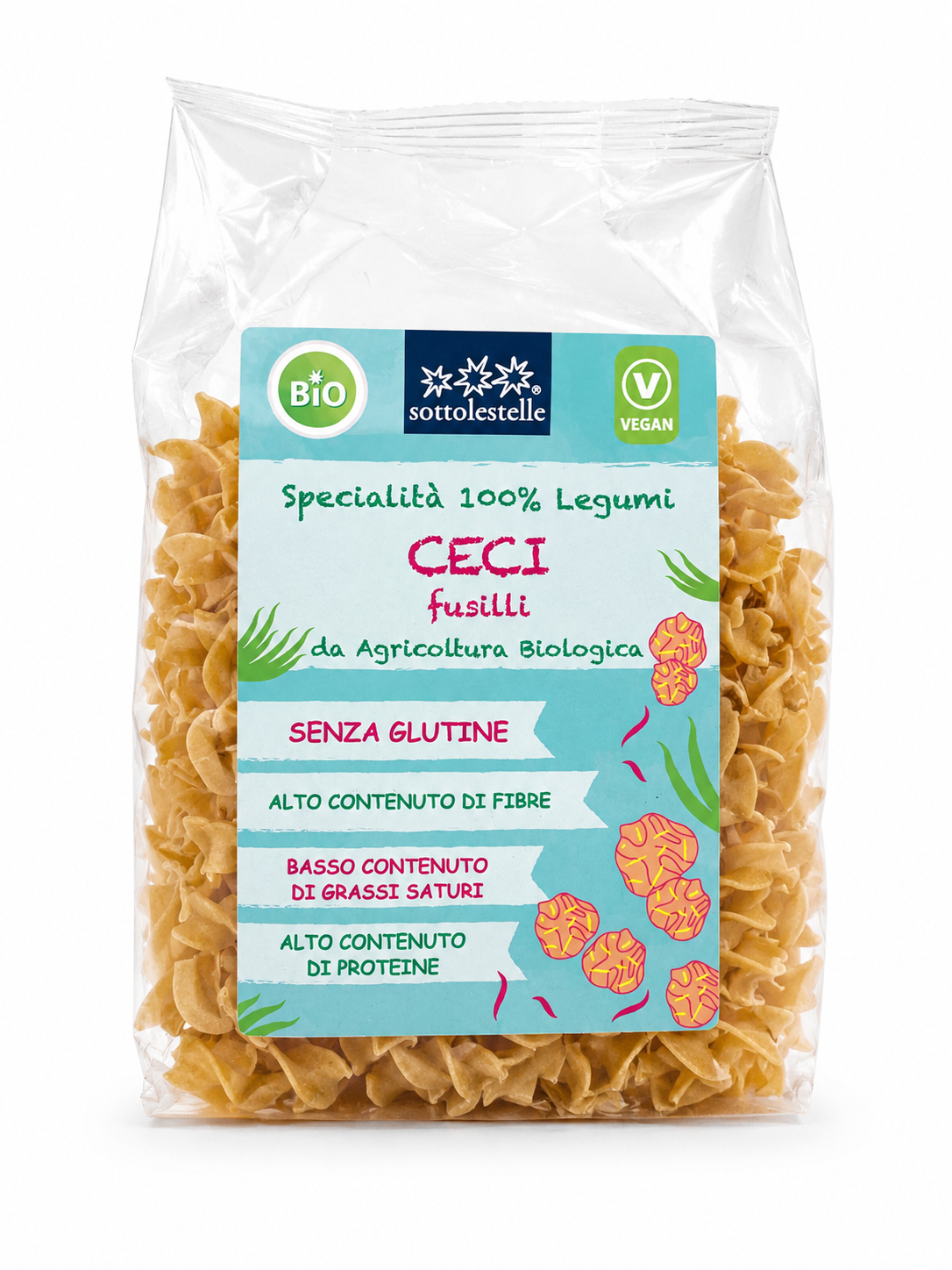 Sotto le Stelle Fusilli 100% Ceci 250gr
