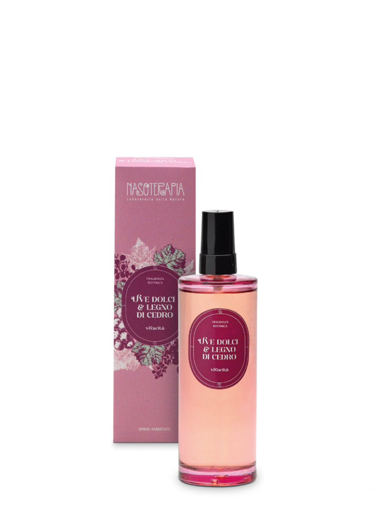 NASOTERAPIA Uve Dolci e Legno di Cedro - Spray Ambiente 100ml