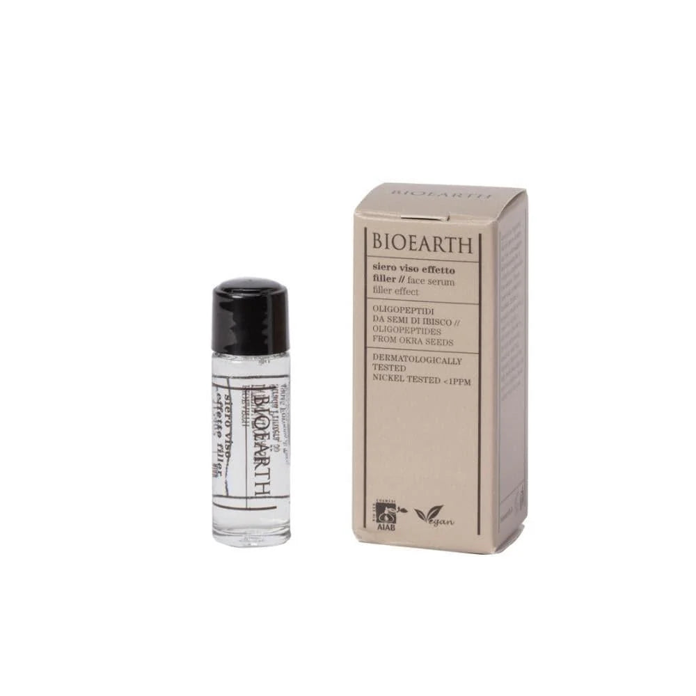 BIOEARTH Siero Viso Effetto Filler Semi di Ibisco 5 ml