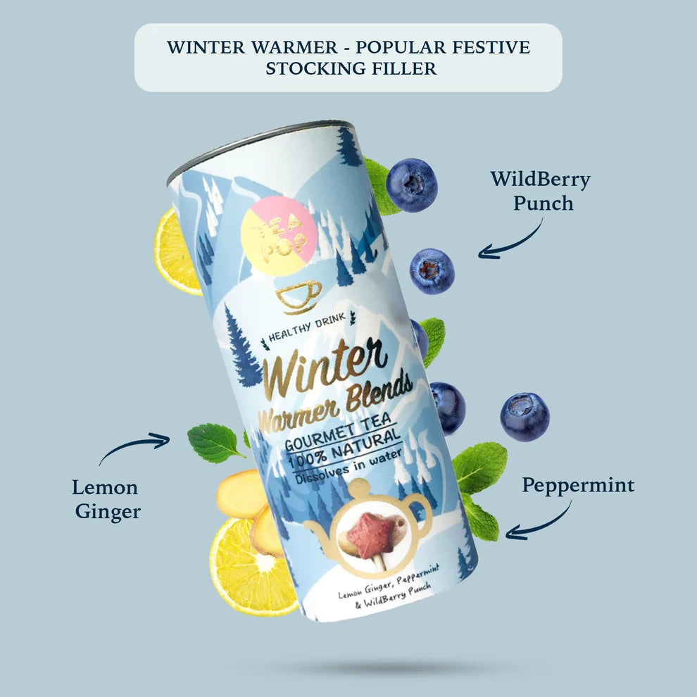TEA POP Tè su Bastoncino Confezione Gourmet da 6 - Winter Warmer Blends