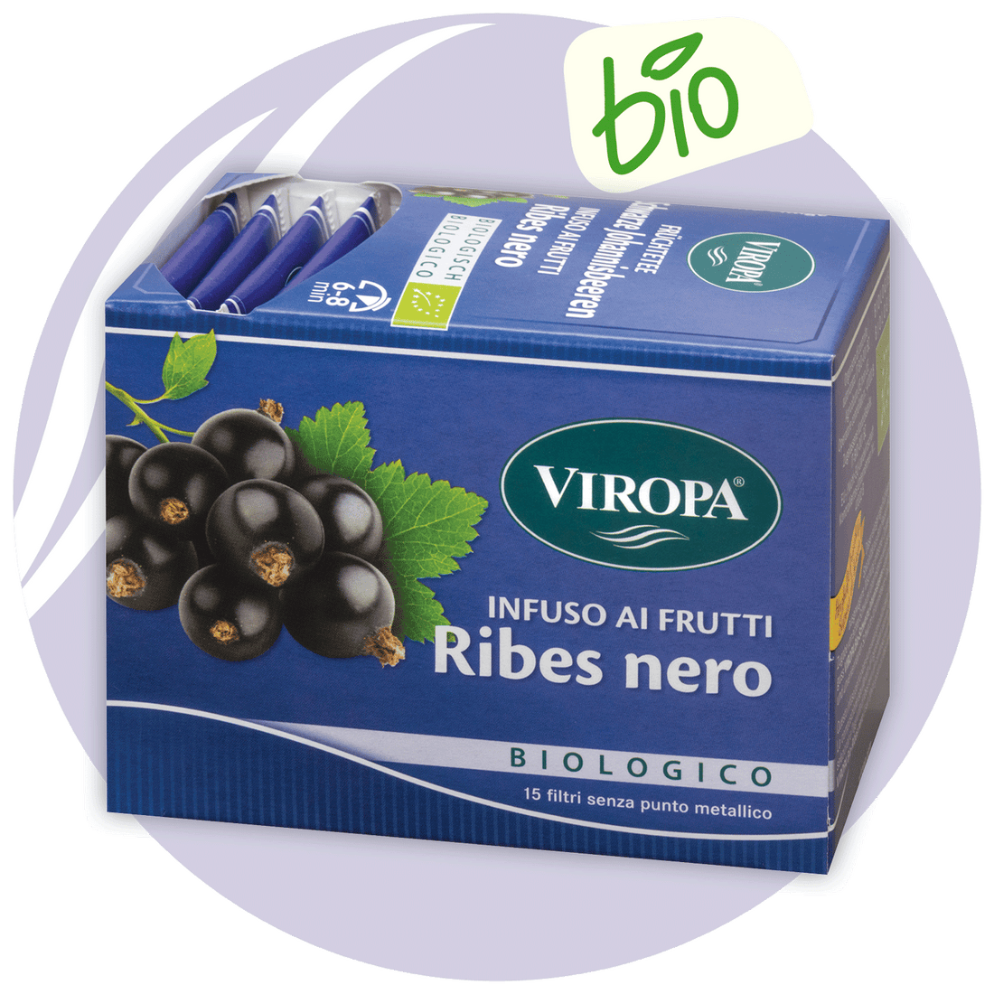 VIROPA Infuso ai Frutti Ribes Nero 15 filtri