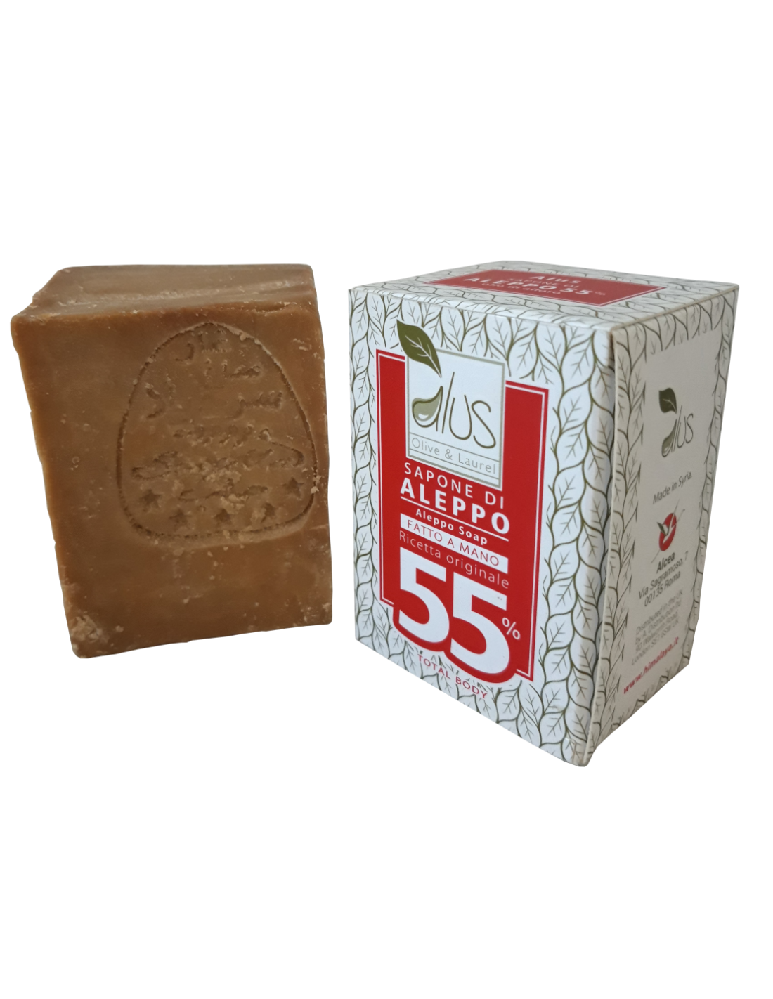 ALUS Sapone di Aleppo 55% 200gr
