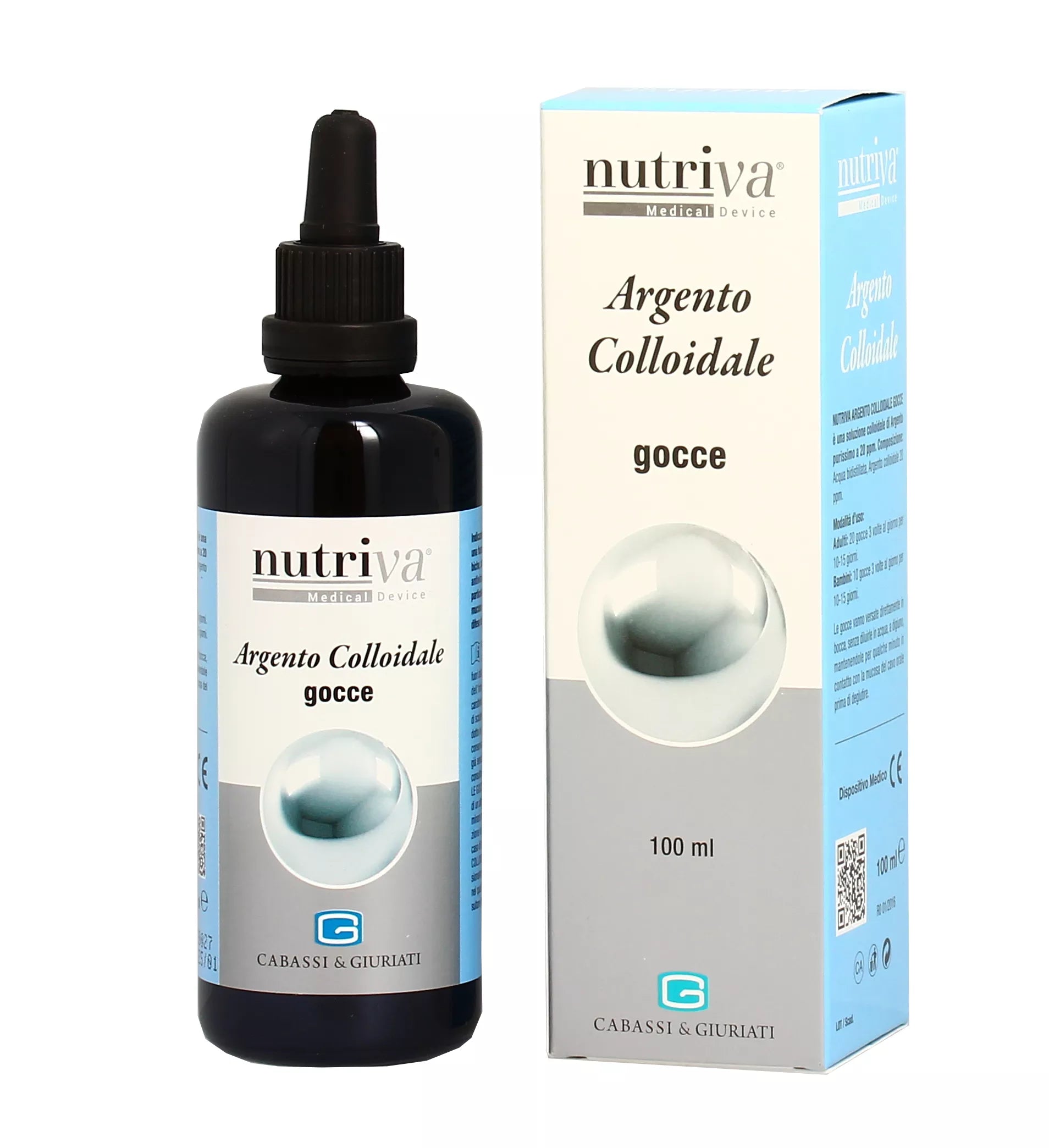 NUTRIVA Argento Colloidale gocce 100ml