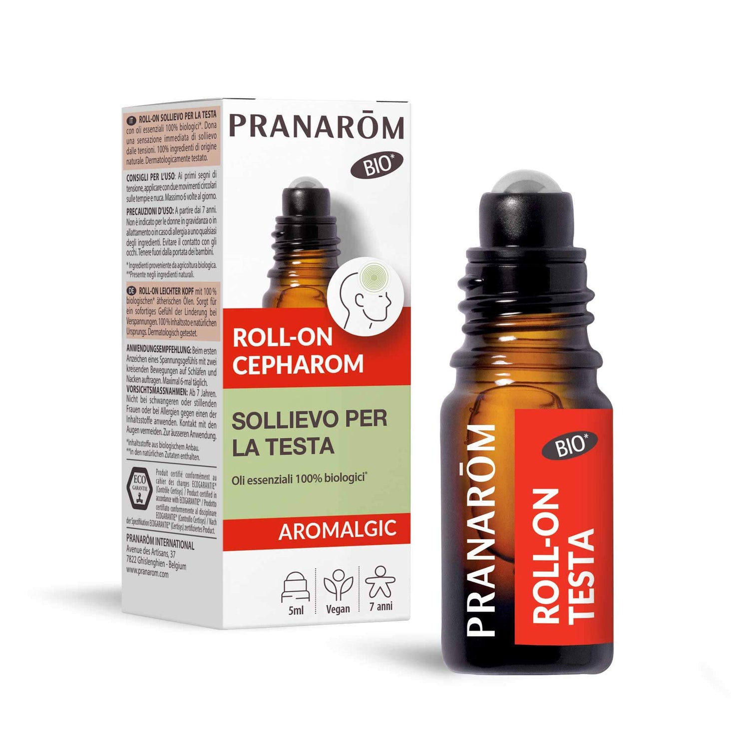 PRANAROM Cepharom Mal di testa Roll-On