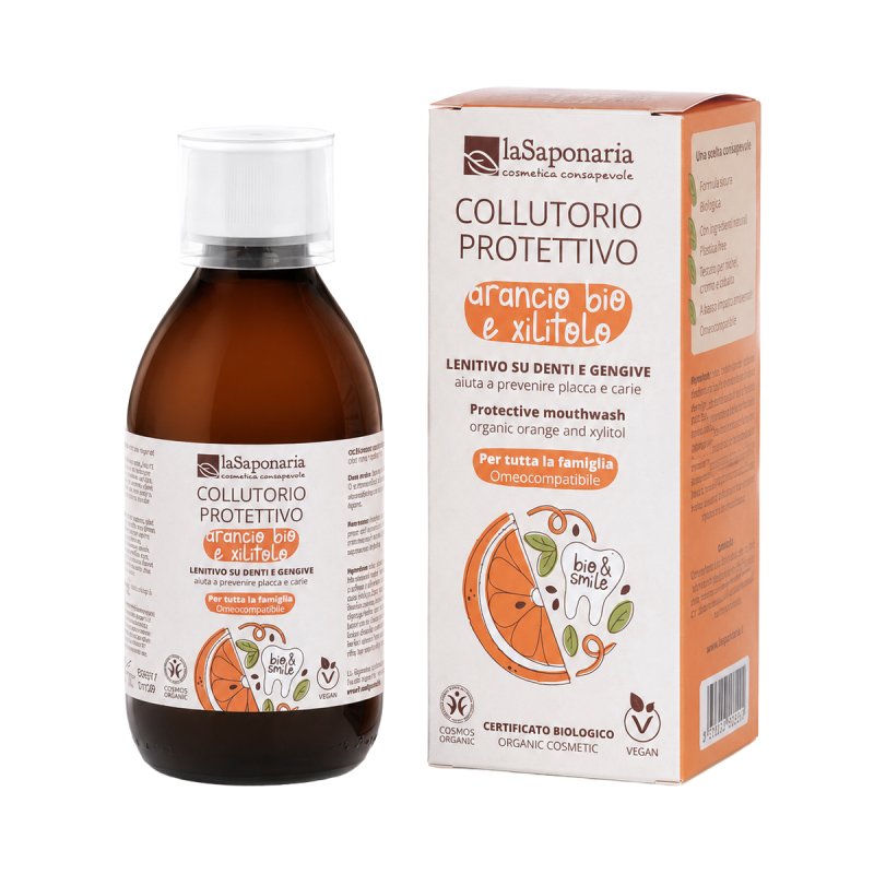 LA SAPONARIA Collutorio Extra Fresco Arancio &amp; Xilitolo 250ml