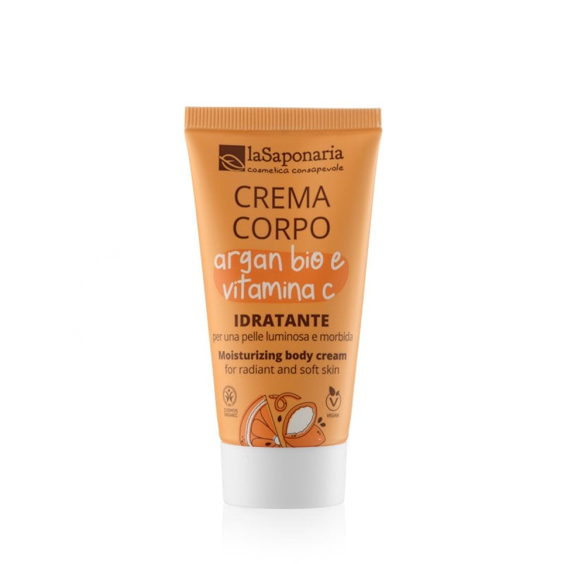 LA SAPONARIA Crema Corpo Idratante – Argan Bio e Vitamina C
