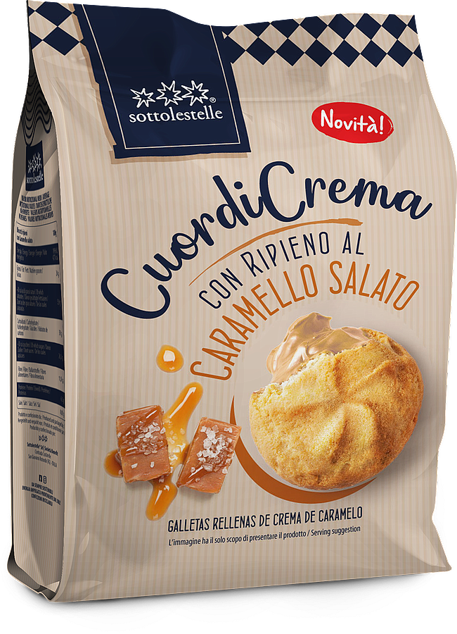 Sotto le Stelle Biscotti Cuor di Crema al Caramello