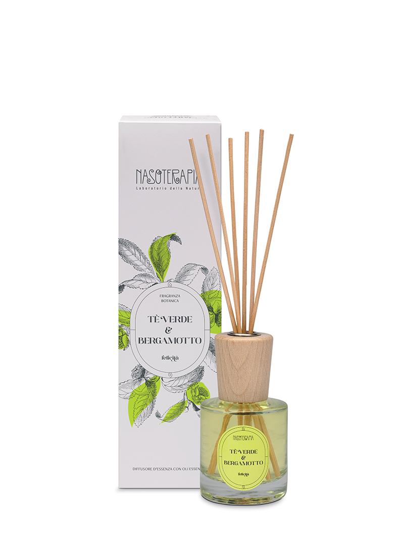 NASOTERAPIA Diffusore a Bastoncini - Tè Verde e Bergamotto 100ml