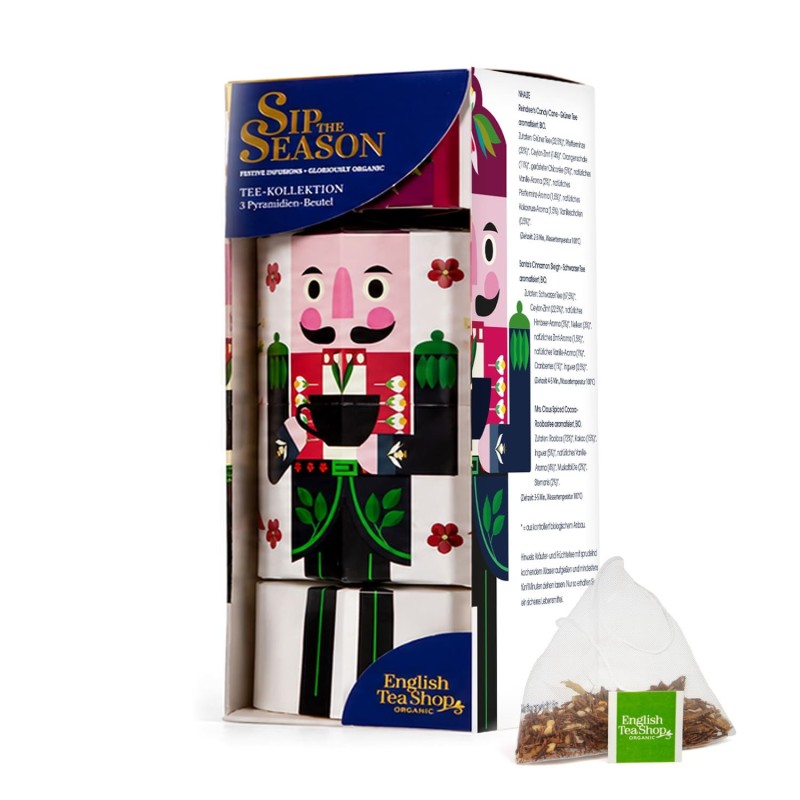 ENGLISH TEA SHOP Eco Box Schiaccianoci Bianco 3 filtri piramidali