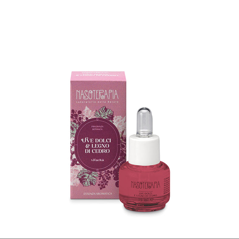 NASOTERAPIA Uve Dolci e Legno di Cedro - Essenza Aromatica 15ml