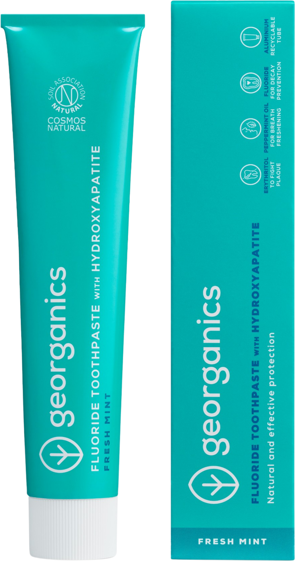 GEORGANICS Dentifricio in tubo 75ml Fresh Mint