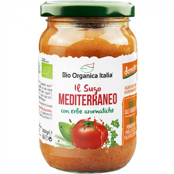 Bio Organica - Il Sugo Mediterraneo con Erbe Aromatiche 350gr