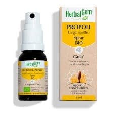 HerbalGem Propoli Largo Spettro Spray Bio Gola 15ml