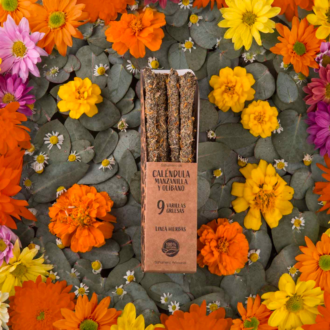 Sagrada Madre - Incenso Calendula, Camomilla e Olibano