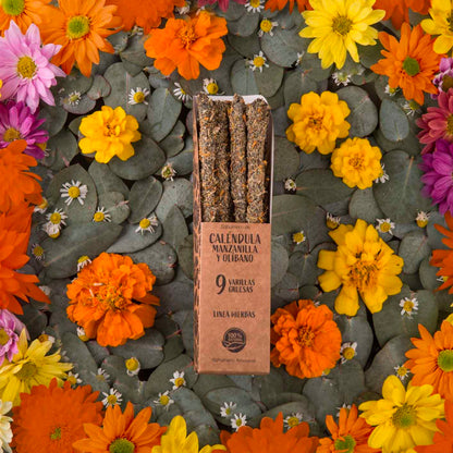 Sagrada Madre - Incenso Calendula, Camomilla e Olibano