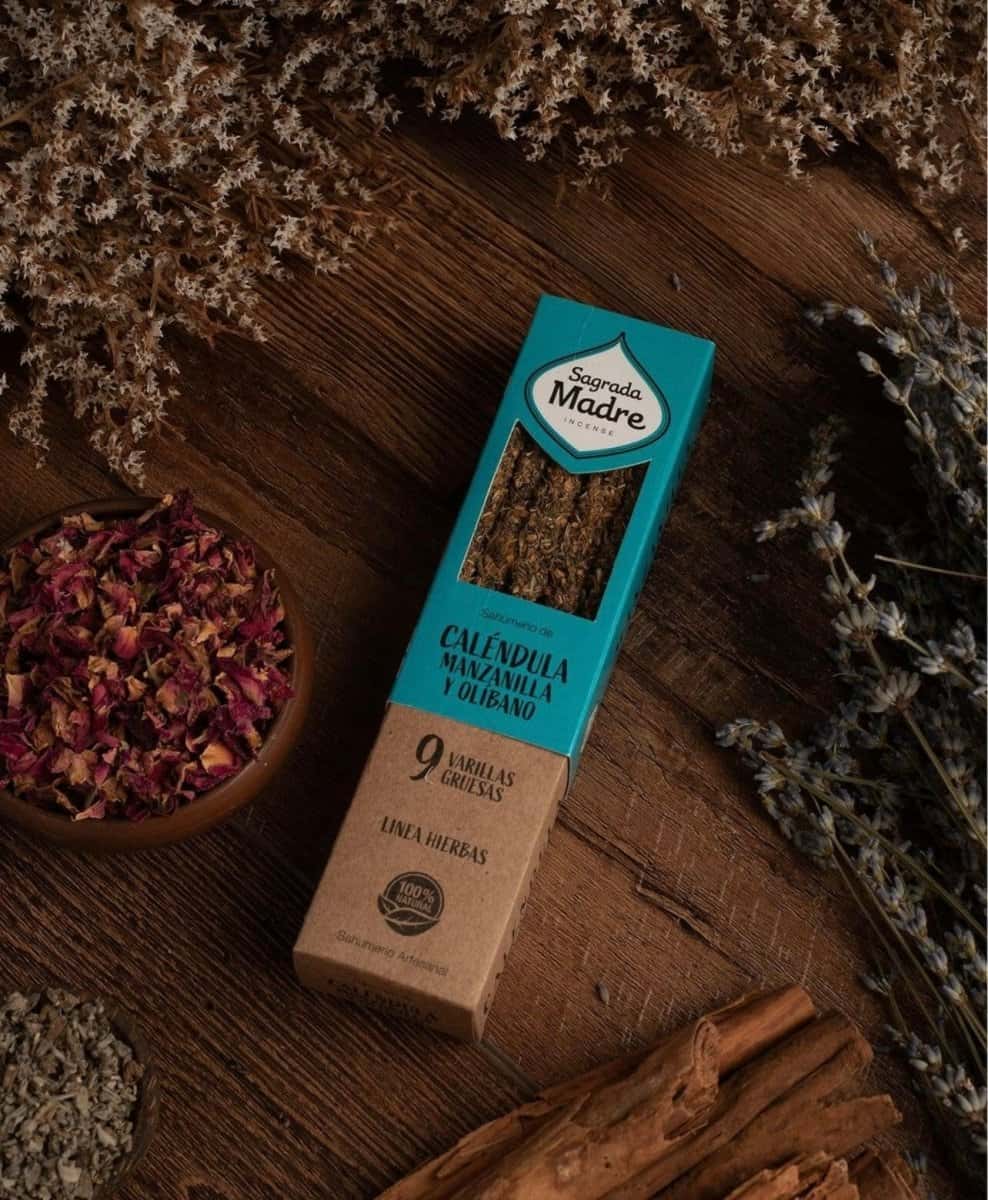 Sagrada Madre - Incenso Calendula, Camomilla e Olibano