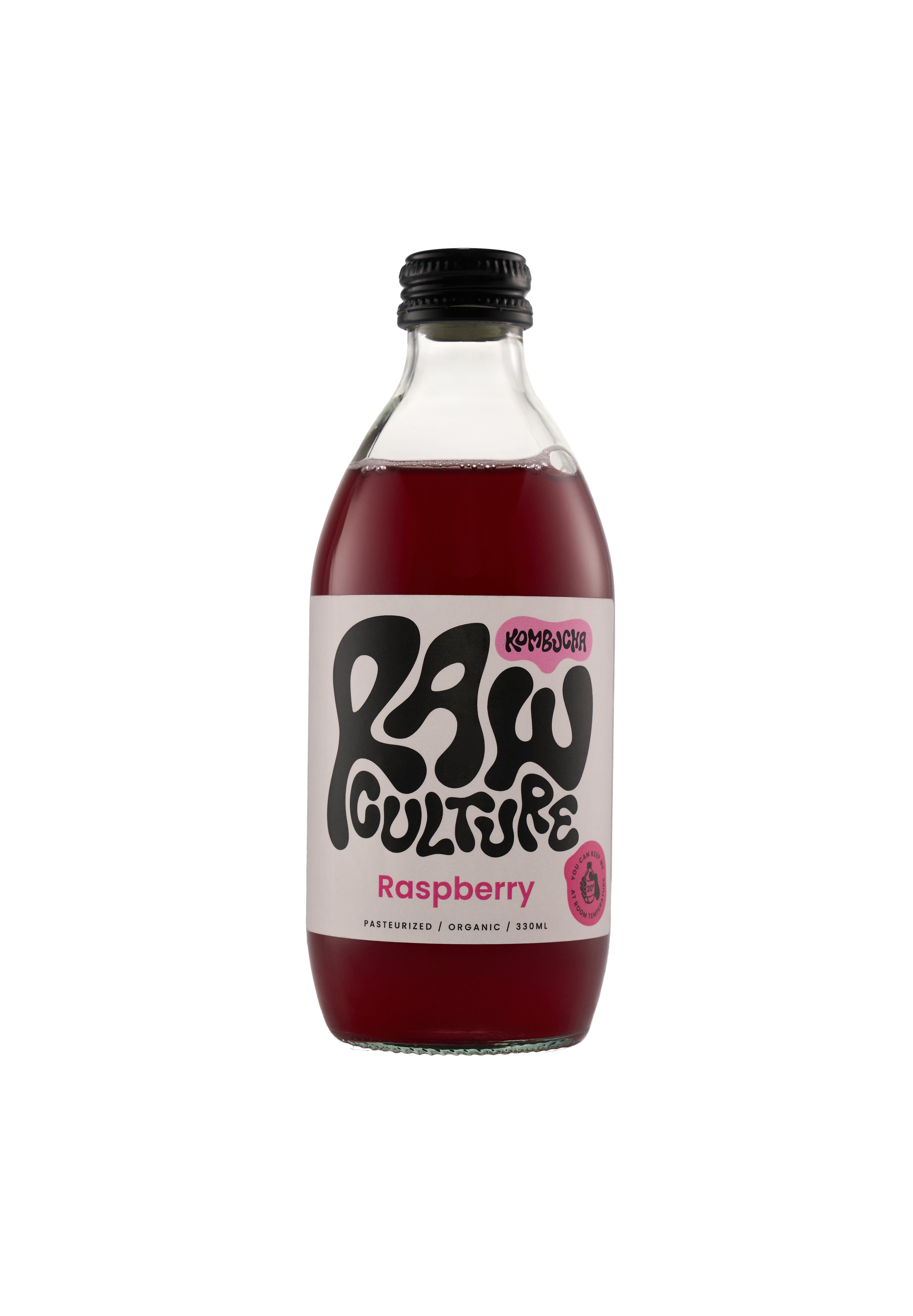 Kombucha Raw Culture Lampone 330ml