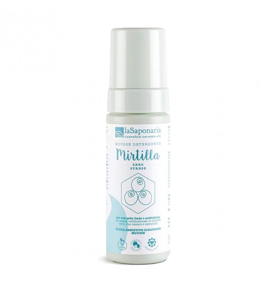la saponaria mousse detergente mirtilla 150 ml