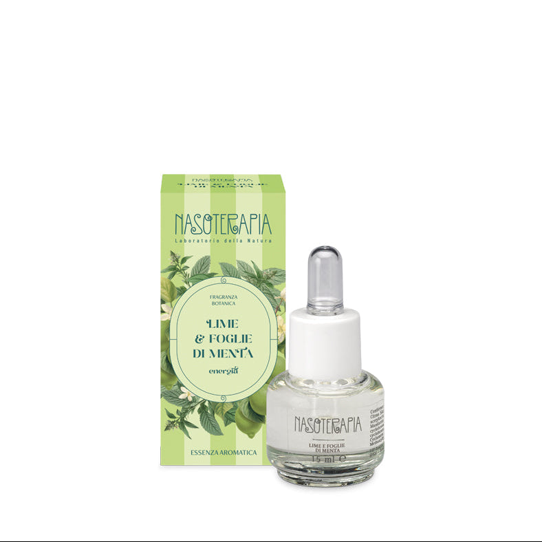 Nasoterapia Essenza Aromatica Lime e Foglie di Menta 15ml
