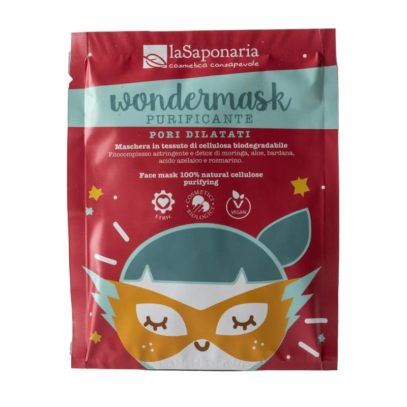 LA SAPONARIA Wondermask - Maschera in tessuto purificante