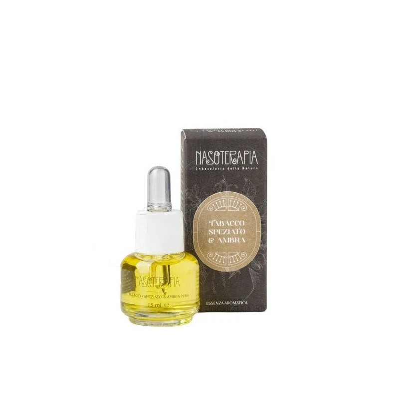 NASOTERAPIA Tabacco Speziato e Ambra - Essenza Aromatica 15ml