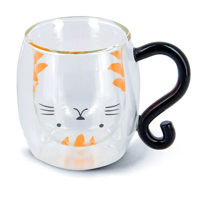 NEAVITA Tea &amp; Friends Mug in Vetro 250ml - Kitty