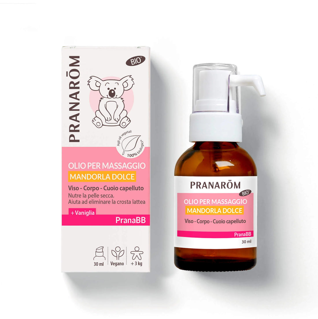 PRANAROM Olio da massaggio Mandorla dolce