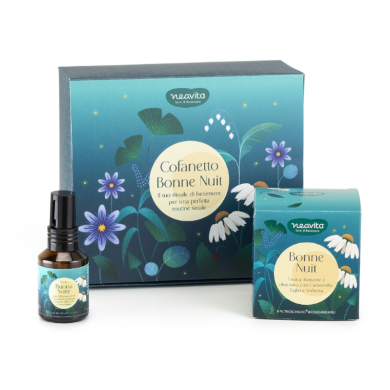 NEAVITA Sorsi di Luna Cofanetto Bonne Nuit - Tisana e Spray Cuscino