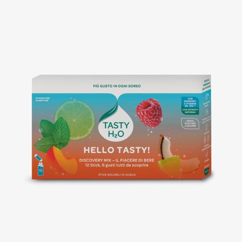 NEAVITA Tasty H2O Discovery Mix Hello Tasty! 12 stick 6 gusti