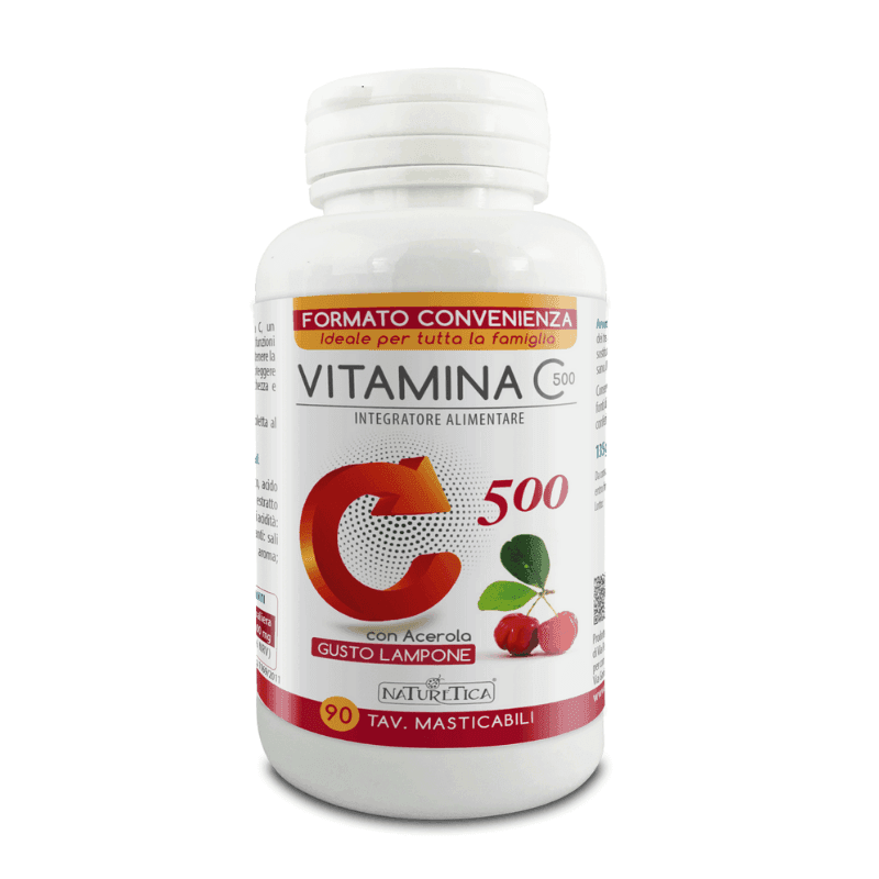 NATURETICA Vitamina C 500 90 Tavolette Masticabili