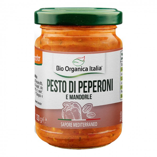 Bio Organica Pesto di Peperoni e Mandorle 130gr