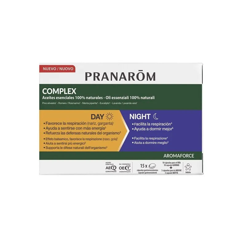 PRANAROM Aromaforce Capsule Giorno/Notte 15 capsule