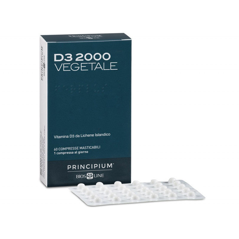 BIOS LINE Principium D3 2000 masticabile 60 compresse