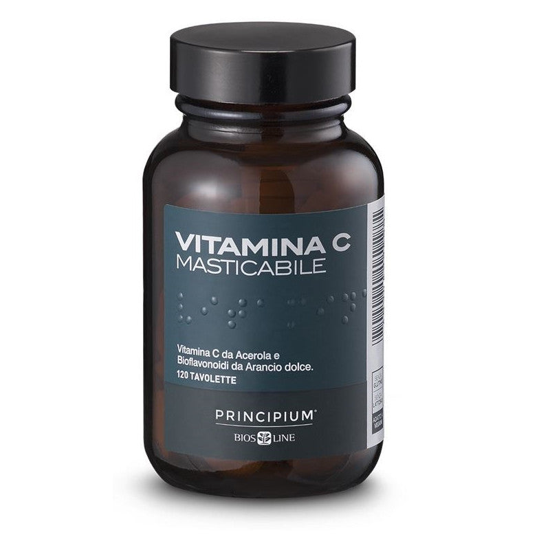 BIOS LINE Principium Vitamina C masticabile 120 tavolette