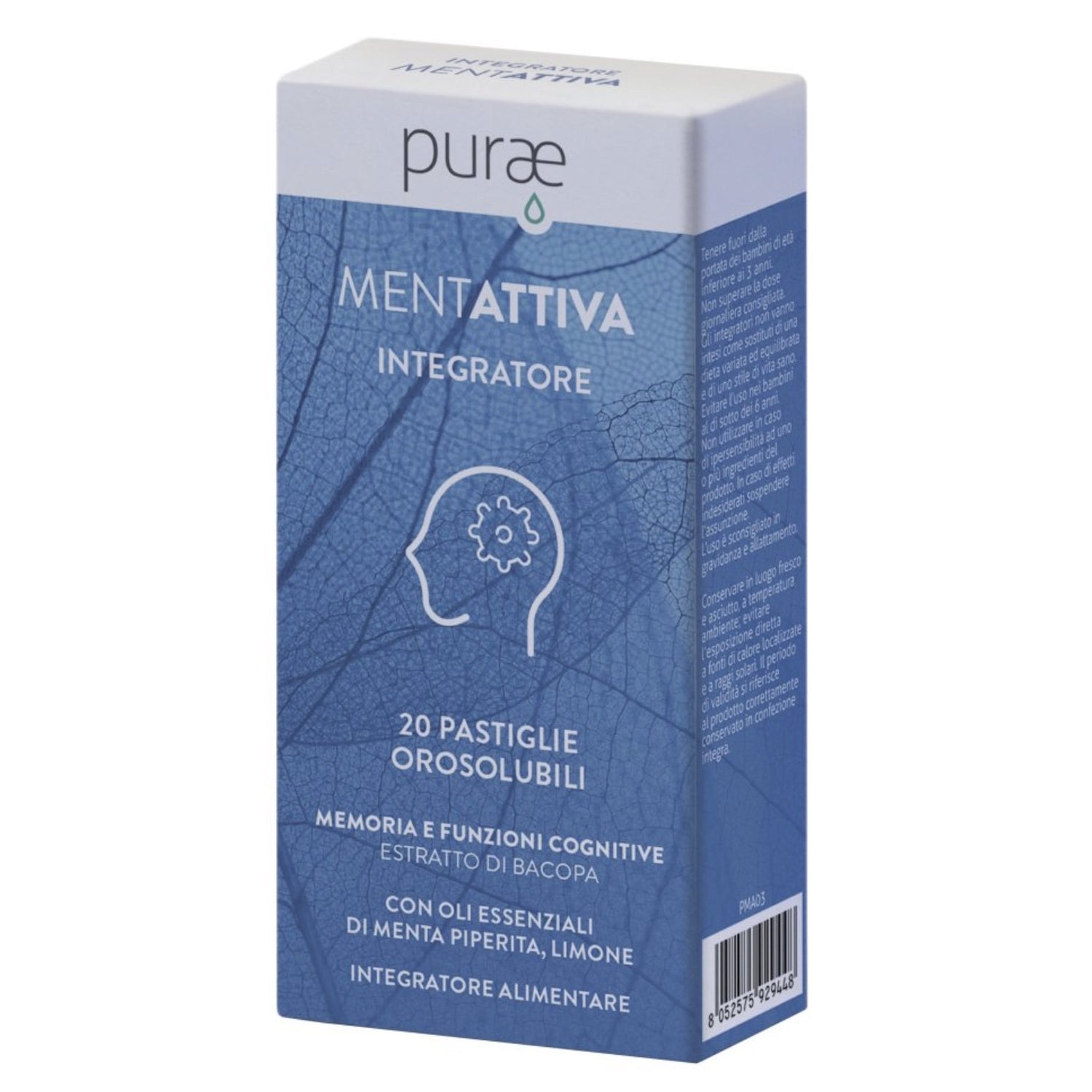 PURAE MENTATTIVA Integratore 20 pastiglie orosolubili