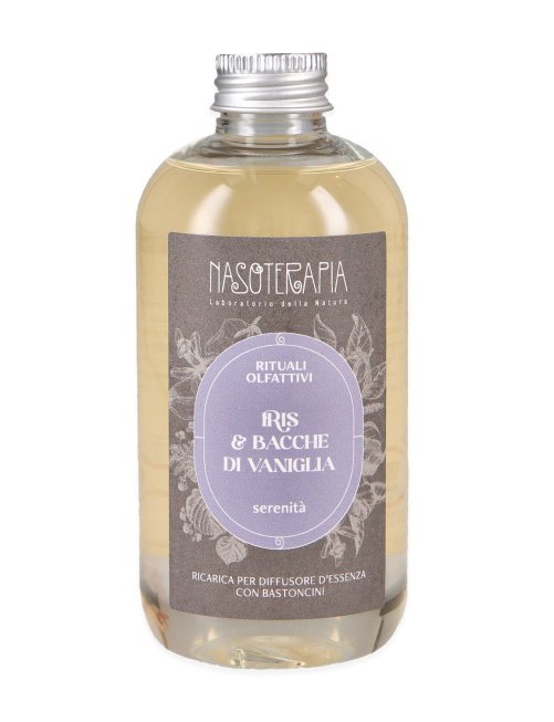 NASOTERAPIA Iris e Bacche di Vaniglia - Ricarica Diffusore a Bastoncino 250ml