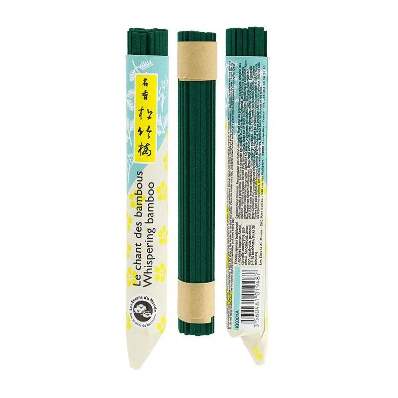 AROMANDISE Incenso giapponese a forma di pergamena corta «La canzone del bambù»