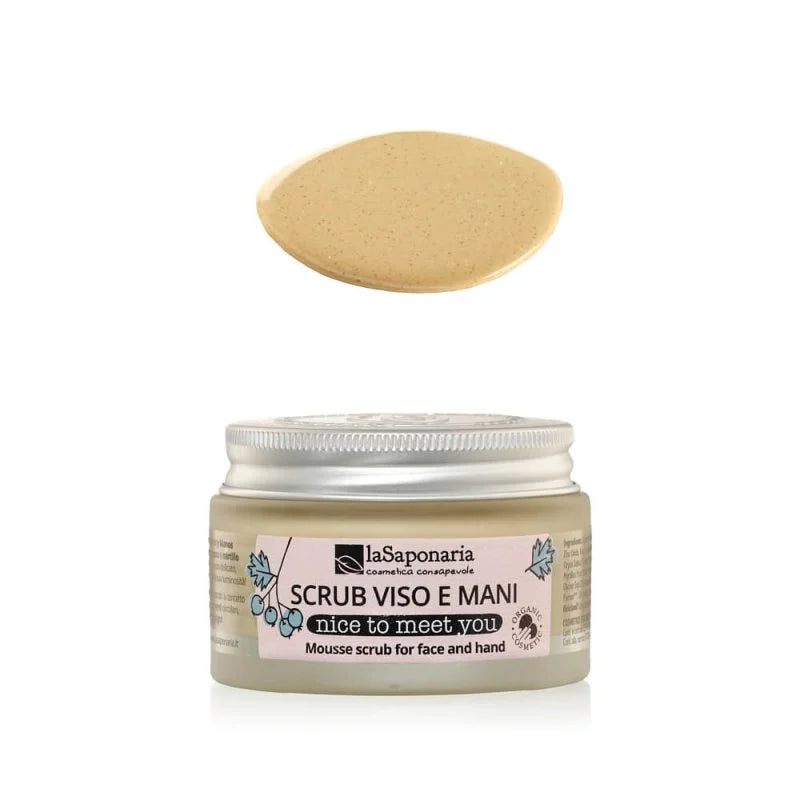 scrub mousse viso mani nice to meet you