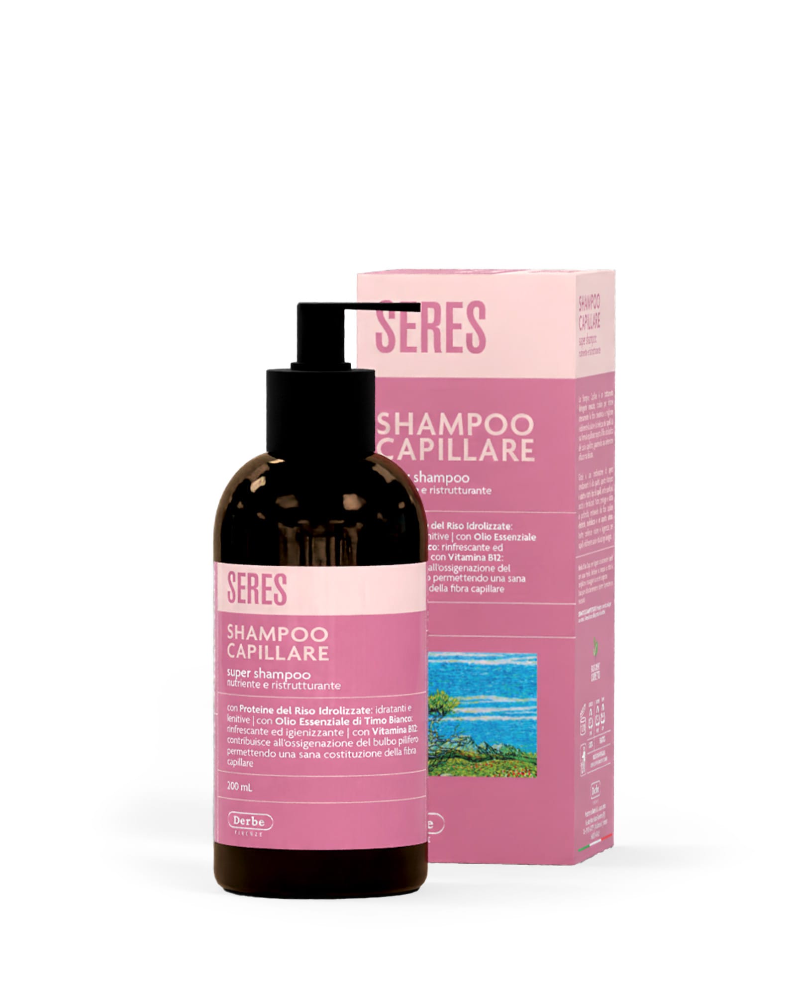 DERBE Seres Shampoo Capillare Rosa 200 ml