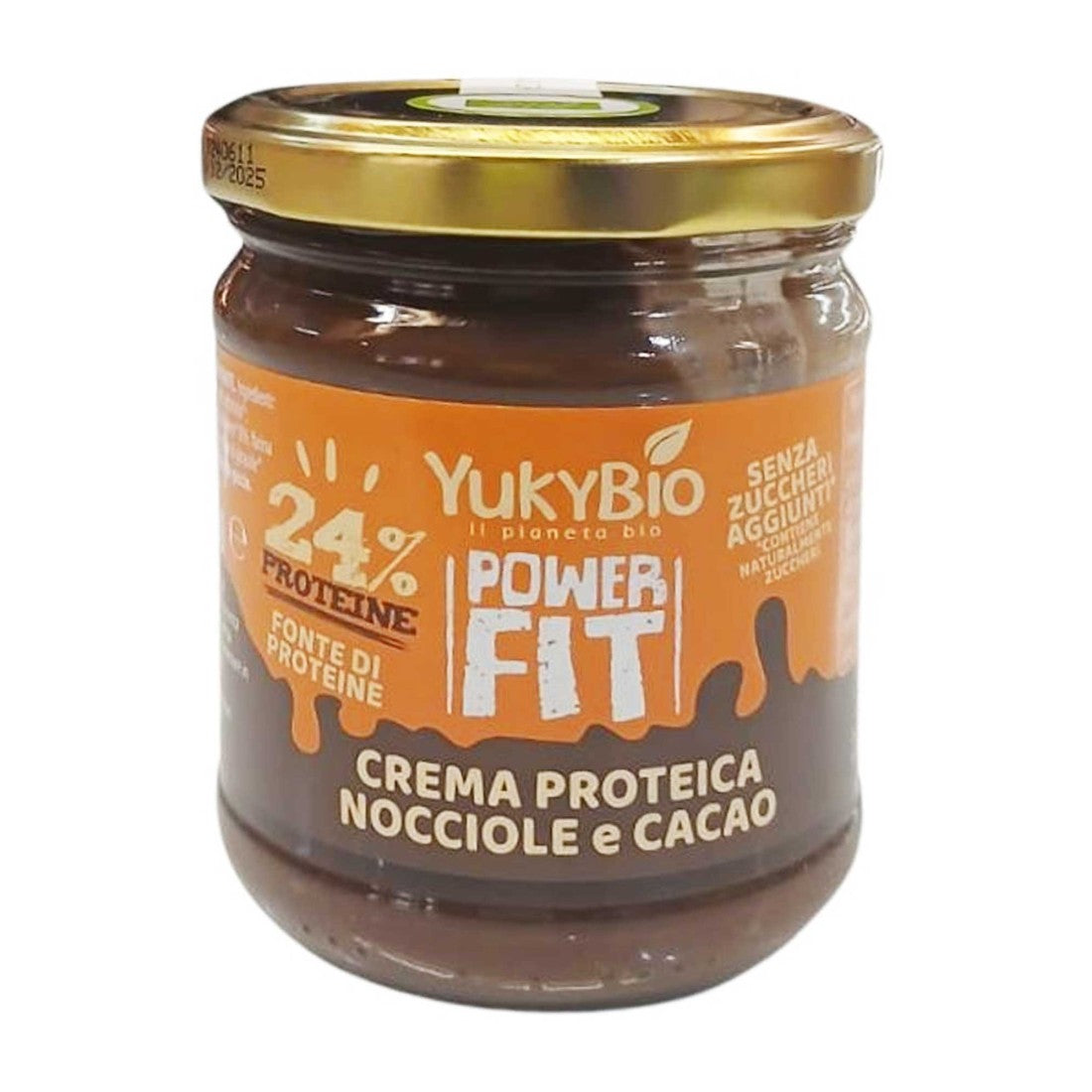 YUKYBIO Powerfit Crema Proteica alla Nocciola
